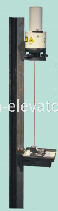 Laser Detector for Elevator Guide Rail Verticality
